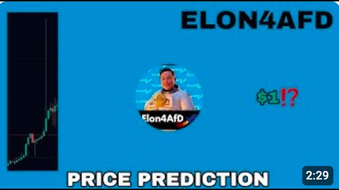 ELON4AFD COIN TO THE MOON‼️ ELON FOR AFD PRICE PREDICTION $1 IS REAL⁉️ POTENTIAL CRYPTO TO EXPLODE⁉️