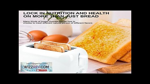 110V 6-Speed Automatic 2-slice toaster oven toaster mini breakfast maker Electric Bread Review