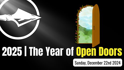 2025 The Year of Open Doors | Pastor Anthony Thomas