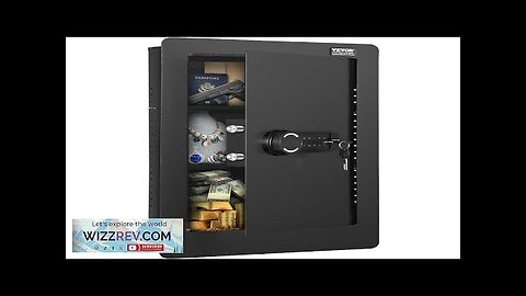 VEVOR 25.59" Tall Wall Safe 3-Tier Hidden Safe with Keypad Shelves Review