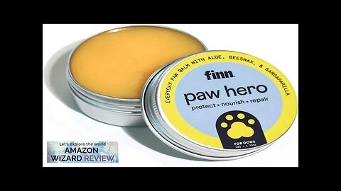 Finn Paw Hero Natural Revitalizing Dog Paw Balm Protect Nourish Review