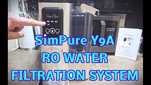 SimPure Y9A Countertop Reverse Osmosis Water Filtration System