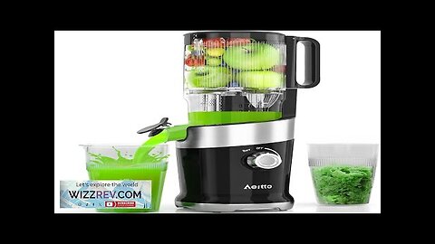 Aeitto Cold Press Juicer Juicer Machines with 4.9" Wide Mouth Masticating Juicer Review