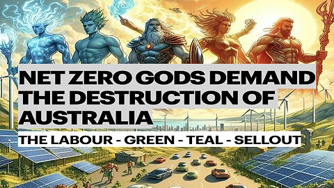 Net-zero-gods Demand The Destruction of Australia - Labour/Green sellout