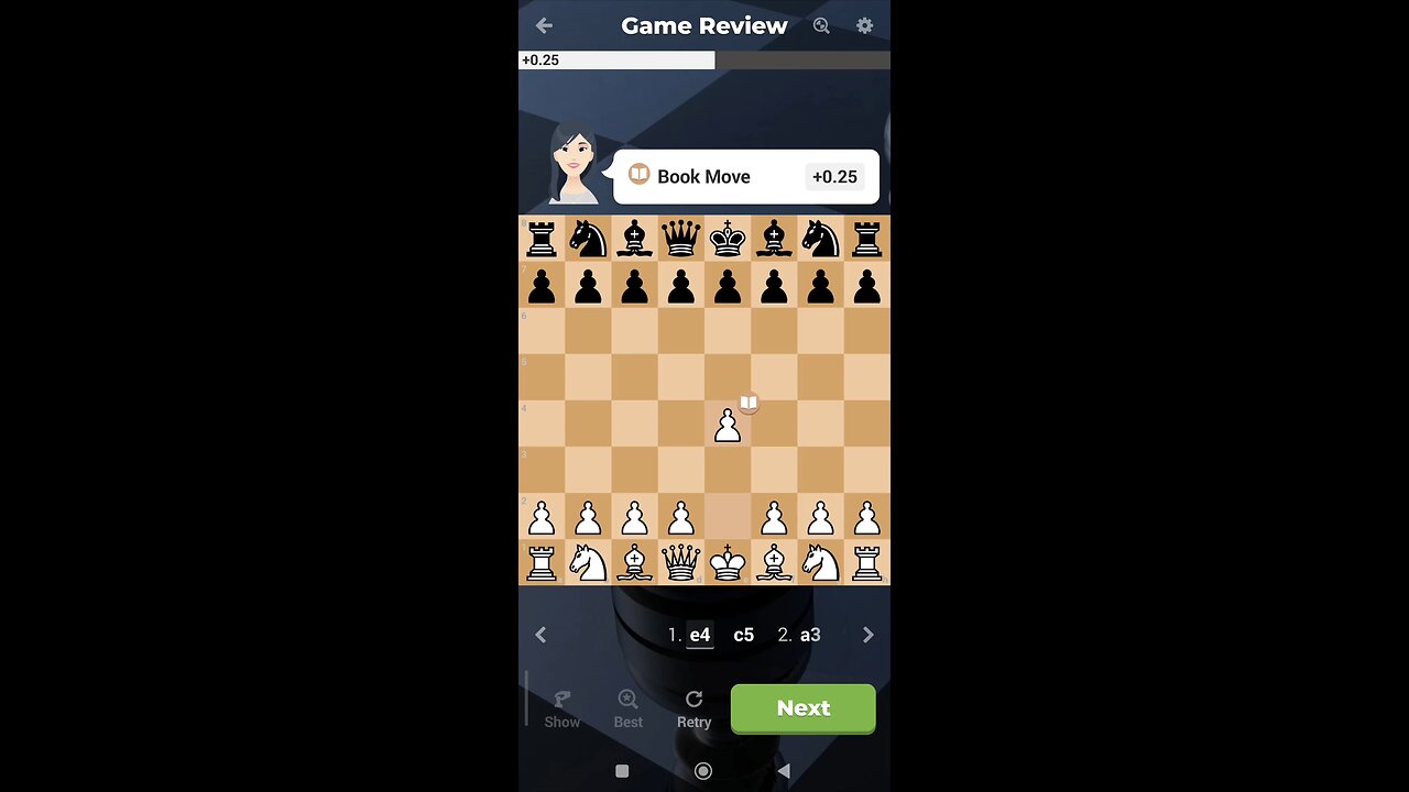 Game Review. Sicilian Defense. Mengarini Variation