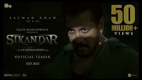 SIKANDAR: Official Teaser | Salman Khan | Sajid Nadiadwala | A.R. Murugadoss | EID 2025 