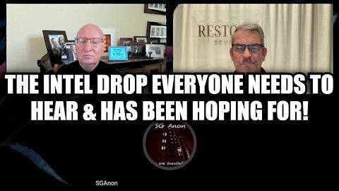 SG Anon, Johnny Enlow & Steve Shultz- The Intel Drop Everyone Needs to Hear & Has Been Hoping For!