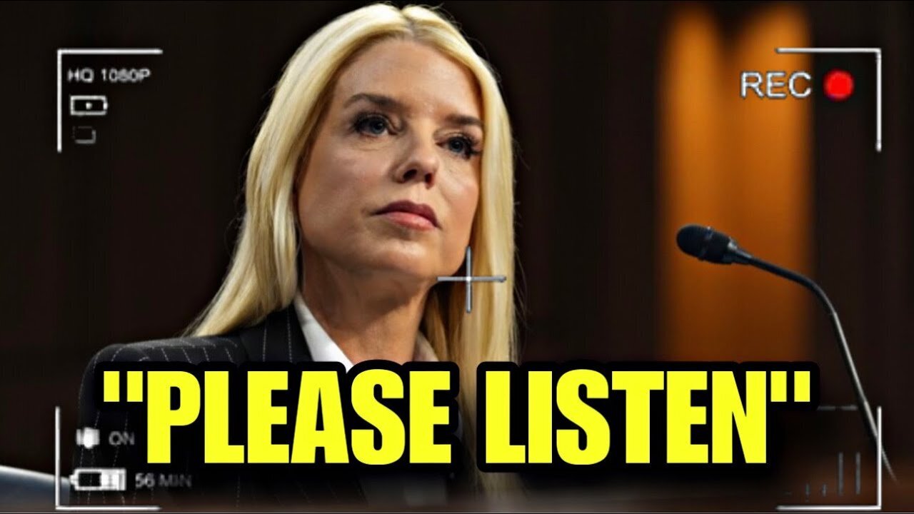 Breaking: Pam Bondi Punches Back With Huge Update About Her Future In Trumps Administration.