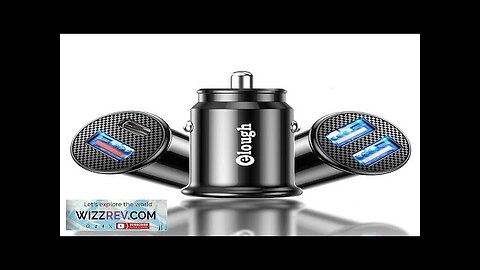 Elough 40W 2-Port USB PD Car Charger Adapter 20W USB-C PD 18W Review