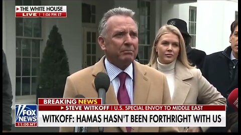 Special Envoy to Mid-East: Trump Had Enough Of Hamas