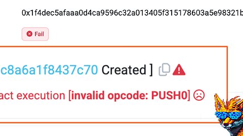 Deployment Error - Invalid opcode push0