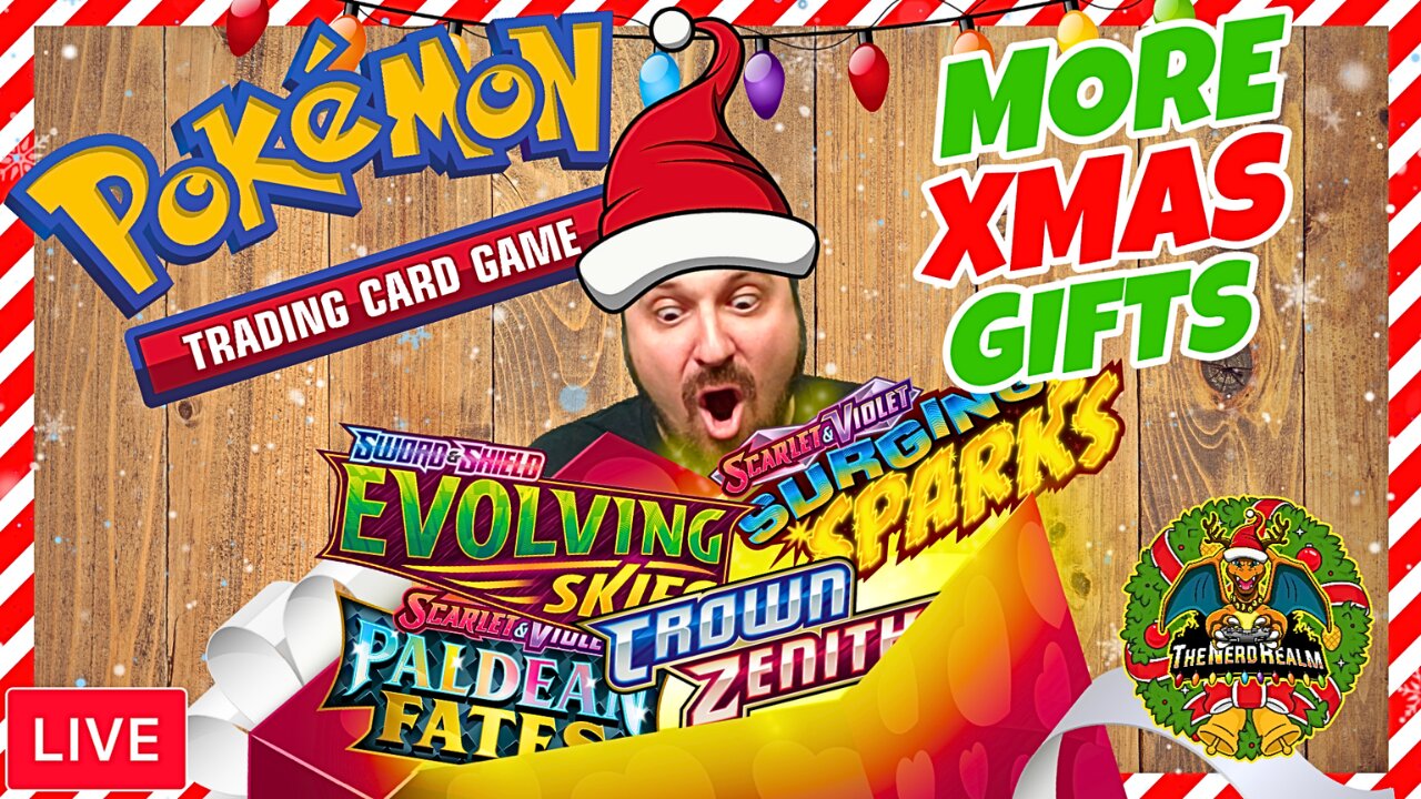 More Christmas Gifts Pokemon Cards Opening LIVE! Evolving Skies, Surging Sparks, CZ, PF + More!