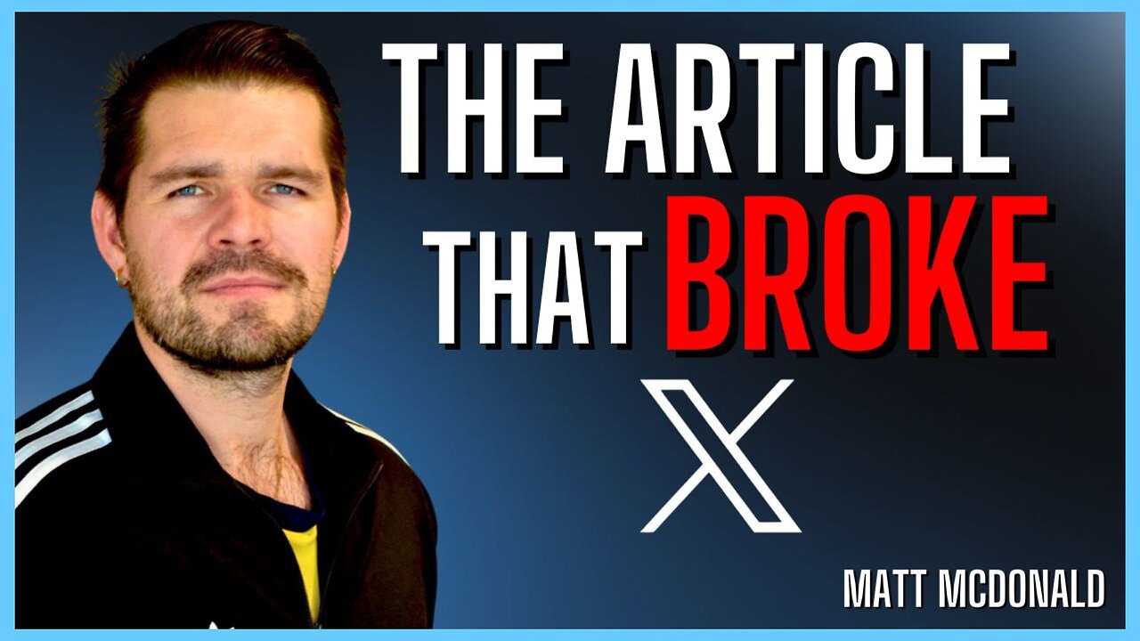 X's Censorship Controversy - Matt McDonald