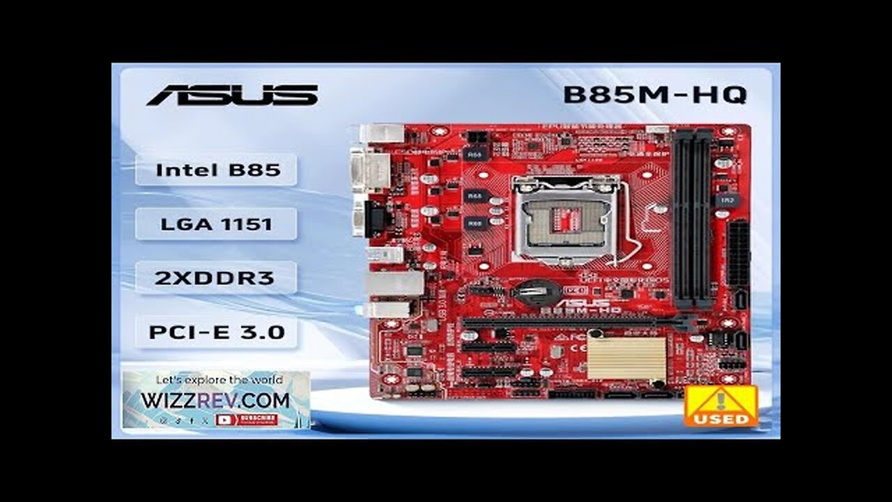 B85 Motherboard ASUS B85M-HQ Motherboard 1150 DDR3 16GB PCI-E 3.0 SATA III Review