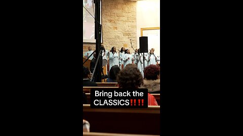Bring back classics 🎵🎶 choir