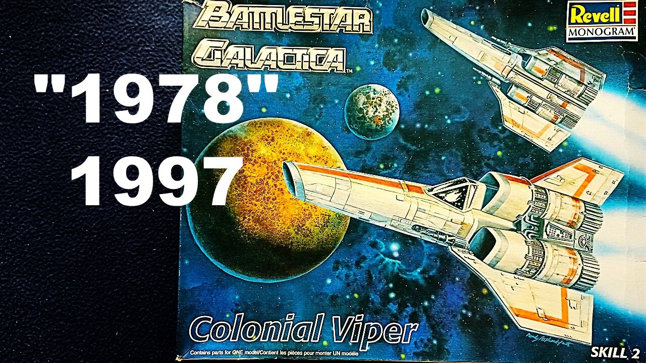 UNBOXING: REVELL MONOGRAM, BATTLESTAR GALACTICA Colonial Viper, 85-3617, 1997