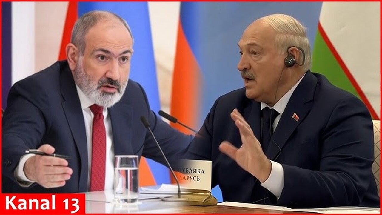 Altercation erupts between Lukashenko and Pashinyan at a meeting of Russia-dominated