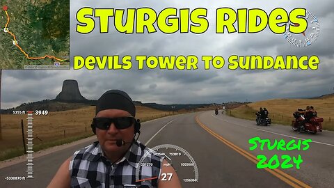 Sturgis Rides Devils Tower to Sundance during the Sturgis Motorcycle Rally