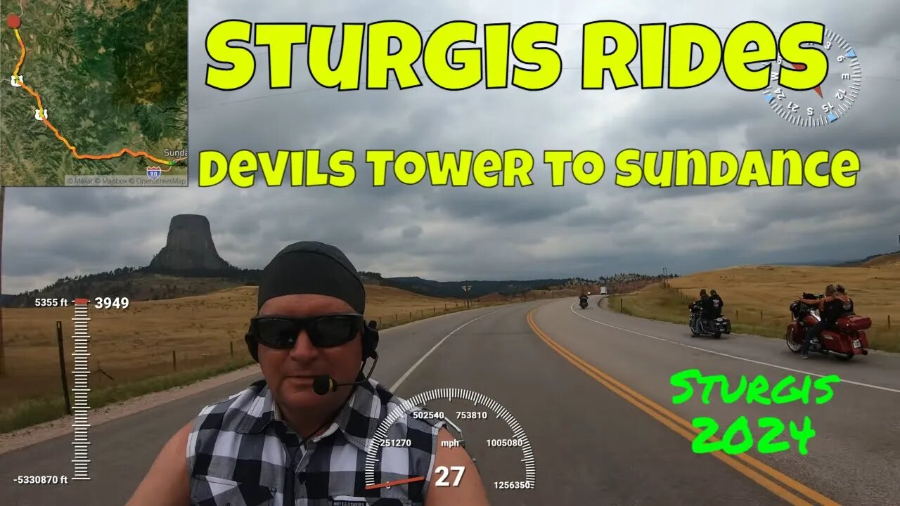 Sturgis Rides Devils Tower to Sundance during the Sturgis Motorcycle Rally