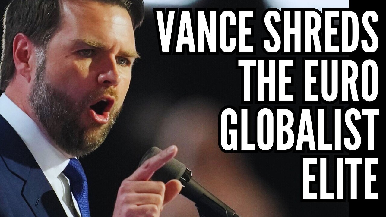 JD Vance RIPS into the Euro Elite