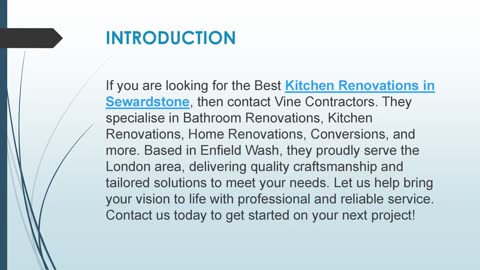 Best Kitchen Renovations in Sewardstone