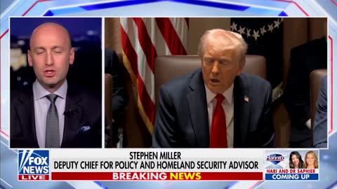 Stephen Miller talks about President Trump's meeting with the UK Prime Minister