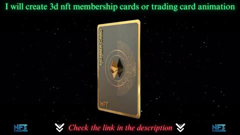 "✨ 3D NFT Membership & Trading Card Animations 🎥🔥"