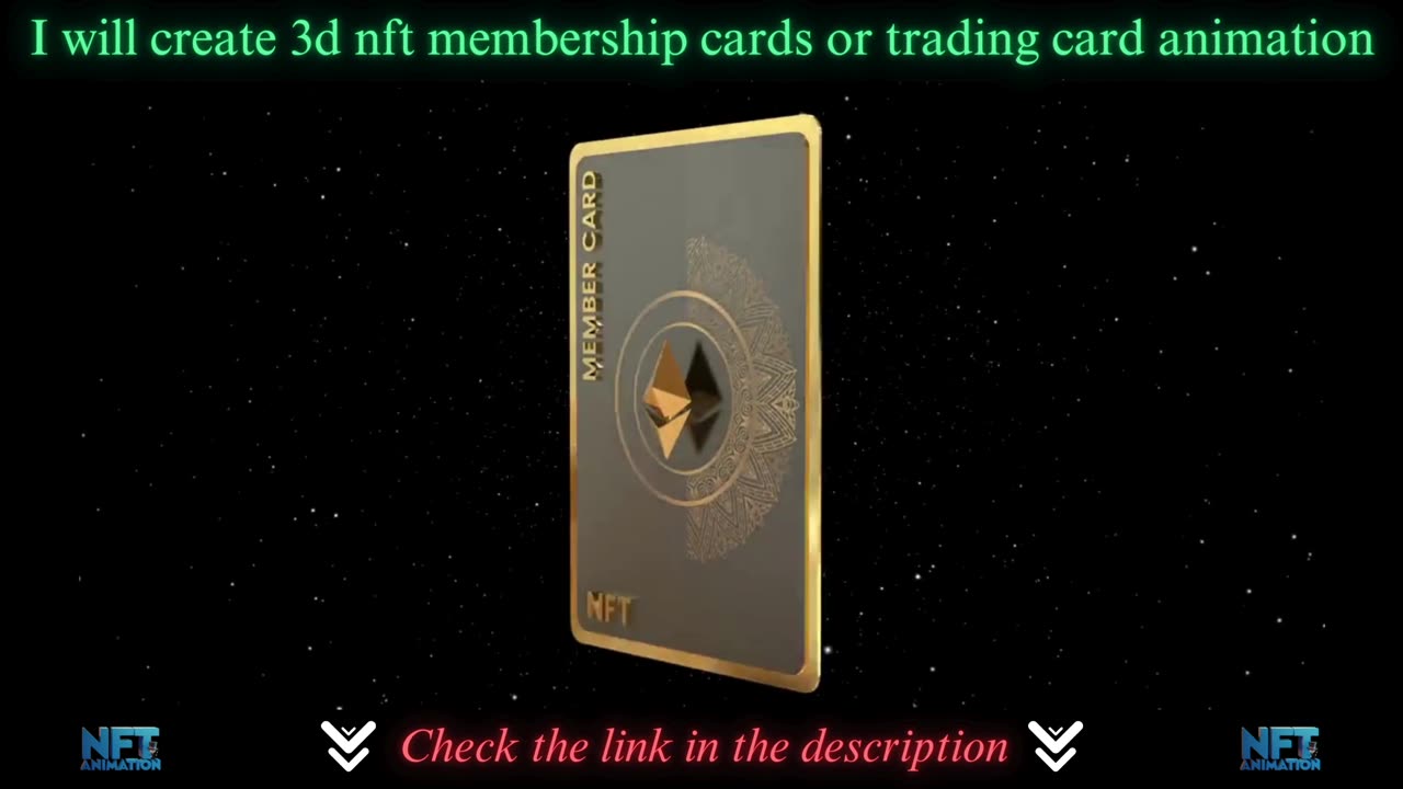 "✨ 3D NFT Membership & Trading Card Animations 🎥🔥"