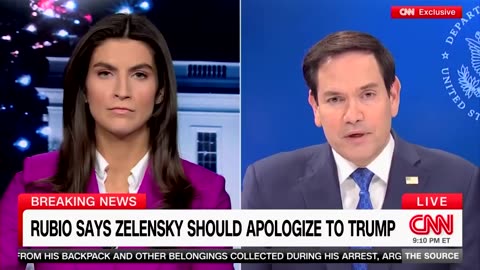 Sec Rubio: "There was no need for [Zelenskyy] to go in there and become antagonistic ...