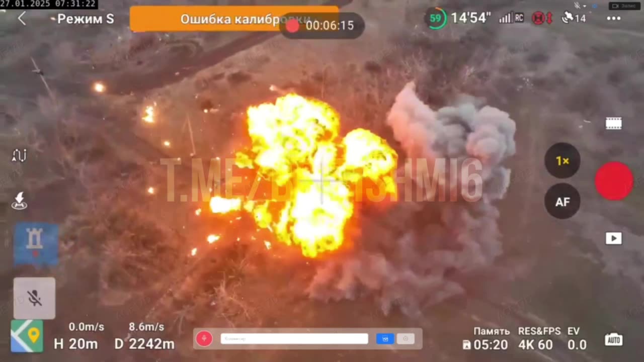 Russian Soldier Crossing the Rubicon(Insane Detonation)