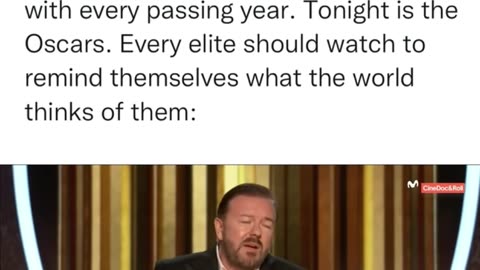 Ricky Gervais - Le plus grand discours hollywoodien jamais prononcé 🔥