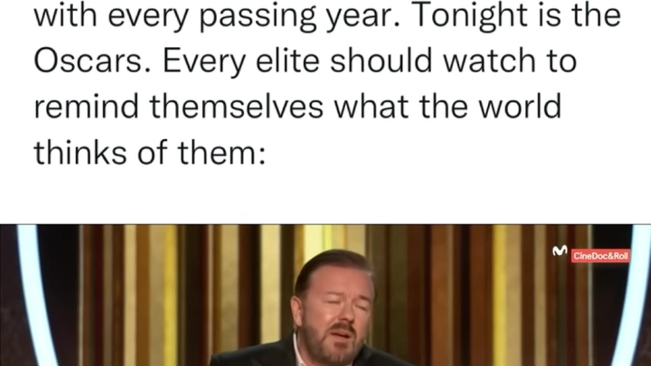 Ricky Gervais - Le plus grand discours hollywoodien jamais prononcé 🔥