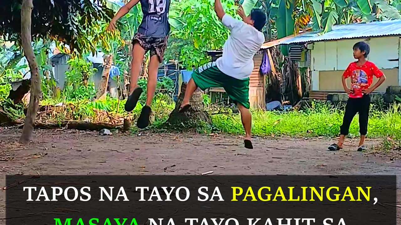 Tapos na tayo sa pagalingan, masaya na tayo kahit sa larong papawis lang🏀⛹️‍♂️