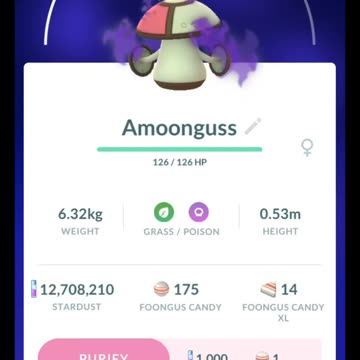 Pokémon GO-Evolving Shadow Foongus