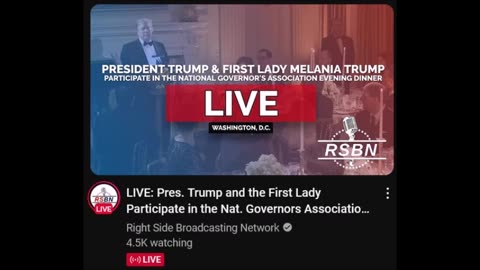 LIVE: Pres. Trump & the First Lady Participate in the Nat. Governors Association
