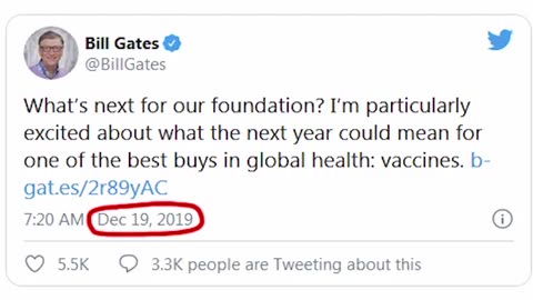 Bill Gates denies the so-called "conspiracy theories" that he profited from the Covid "pandemic"