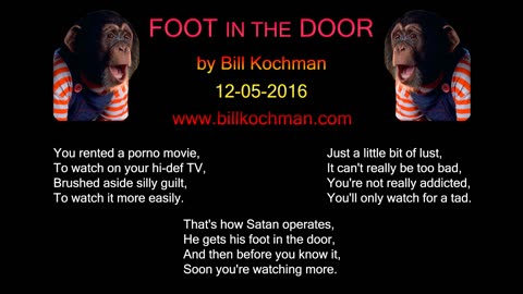 FOOT IN THE DOOR -- an original song by Bill Kochman.