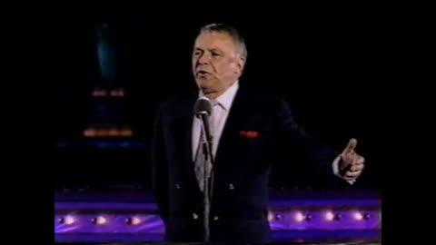 July 3, 1986 - Frank Sinatra at the Statue of Liberty Centennial Celebration