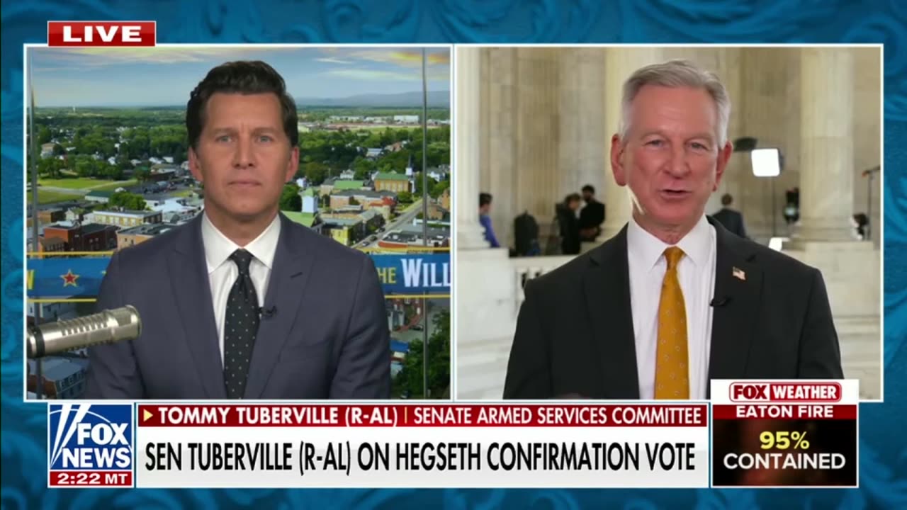 Senator Tuberville Joins the Will Cain Show to Discuss Hegseth Nomination, Trump Executive Orders