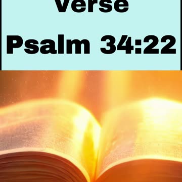 Daily Bible Verse - Psalm 34:22