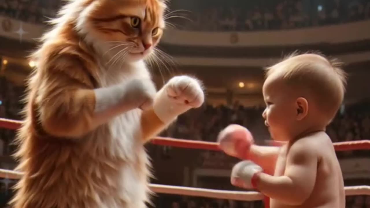 Watch AI Cat Knock Out the Competition! 🥊🏆