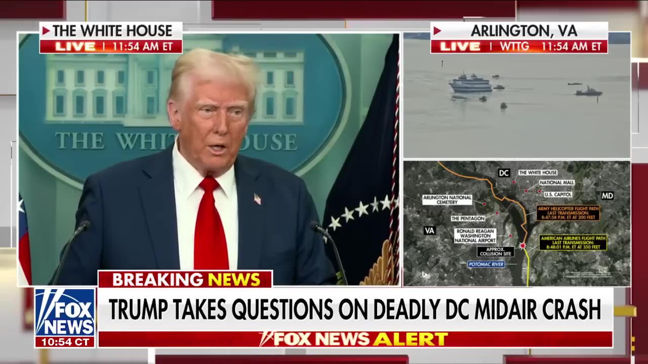 Trump fires back at press over DEI, DC plane crash_ 'Not a very smart question'