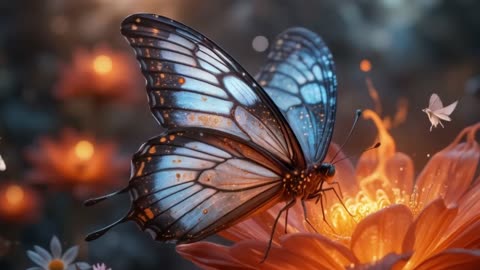 A beautifull butterflyy this video is 4k edits