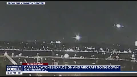 Washington DC plane crash caught on camera