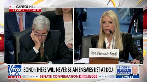 Trump AG pick Pam Bondi flips script on lying Democrat, drops mic