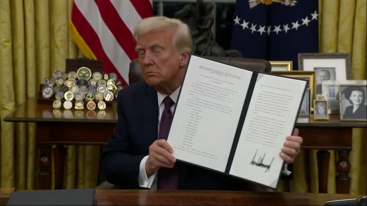 Donald Trump Executive Actions - Full Pardon of 1500 people charged in January 6th Capitol protest