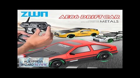 2.4G RC CAR With LED Light 4WD Remote Control Drift Cars Professional Review