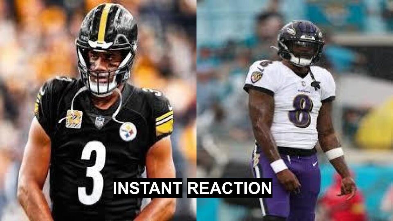 INSTANT REACTION: STEELERS AT RAVENS