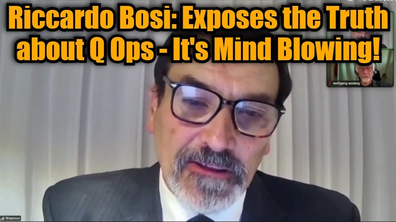 Riccardo Bosi: Exposes the Truth about Q Ops - It's Mind Blowing!