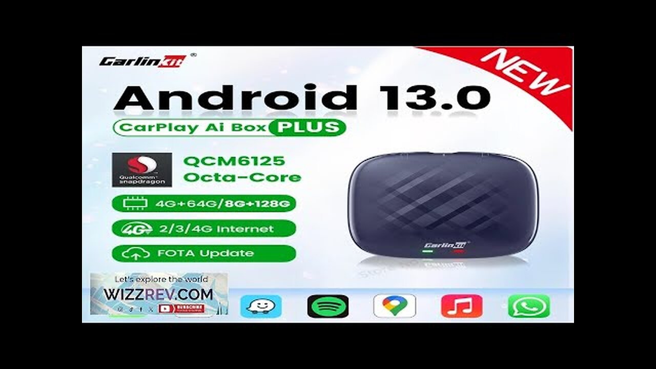 CarlinKit CarPlay Ai TV Box Android 13 QCM6125 Wireless CarPlay Android Auto Review